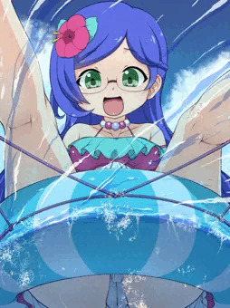 りんかちゃんを水中視点で覗いてみた