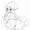 イカ娘がお尻をこっちに向けてる絵
