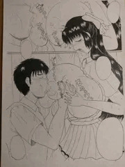 乳吸い(練習用漫画)