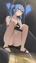 物陰に隠れて野ションするsiちゃん