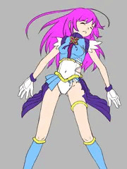 お題箱より　敵に破れて大の字で気絶する魔法少女ハイドレインジア