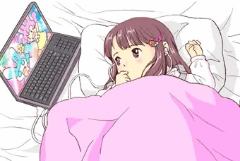 お昼寝ごっこ