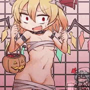 ハロウィンに大遅刻したせいで地下ハロウィンに参加せざるを得なくなったフランちゃん