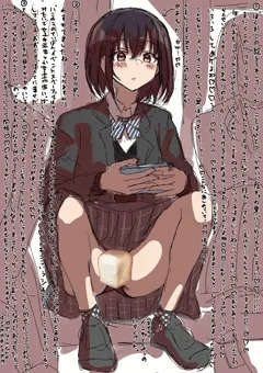 リアル感がえぐい…スカート長くてウブそうな子の地味ぱんつ♡