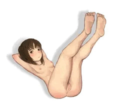 全裸少女
