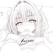 ついにヤミちゃんと正常位　線画