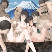 銭湯で輪姦され子供達にも肉便器にされてしまう姉妹