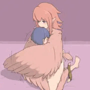 ハーピーと男の子
