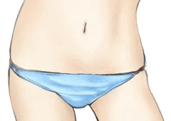 【習作】パンツのしわ