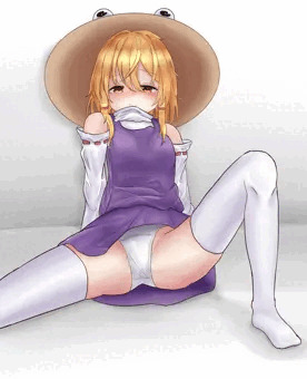 諏訪子様にぱんつ見せてもらった