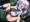魔物に襲われる少女