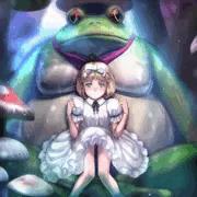 【獣姦】アリスとカエルのお茶会/【bestiality】Alice and the Frogs' Tea Party/