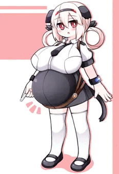ボテ腹わんわんゼロさん