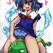 あそぶチルノ