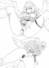 産卵    落書き 有翼人