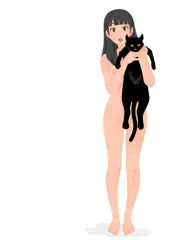 猫と綾乃ちゃん