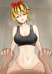 寅丸星のスポブラ騎乗位エッチ