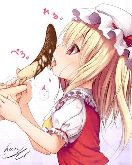 金曜日の微エロ　３３週目　フランちゃんにチョコバナナをあげてみよう。　その２