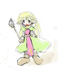 エルフ耳聖職者ちゃん