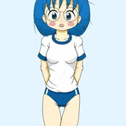 青髪ちゃん（仮）