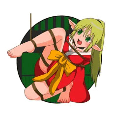 ぶらぶら拘束ストラップ～エルフ２～