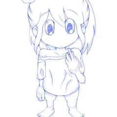 線画らくがきのみ8枚