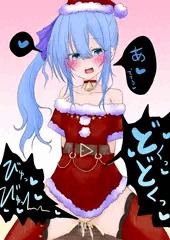 すいちゃんとプールエッチ❤サンタコス❤