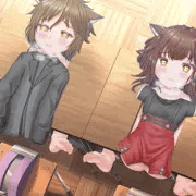 【ﾘｸ絵】体に教える亜人専用デスク