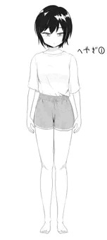 新作漫画キャラデザ