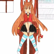椅子座り　女の子