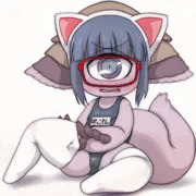 スク水ニーソネコミミメガネパッコヤン