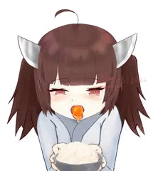 きりたんのお口でたまごかけごはんを作りたい
