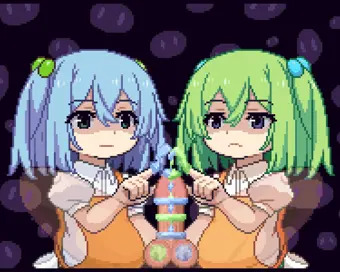 ファル◯ァ＆シャル◯ャボテ腹尿道責め