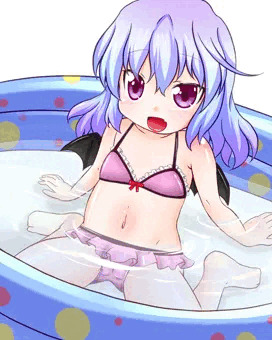 レミリアちゃんとプール