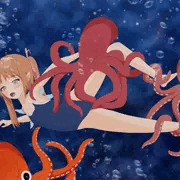 スク水ロリ×タコ