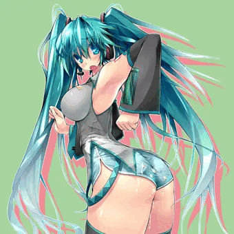 短パンハミ尻ミクさん