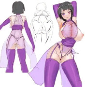 ひさめちゃん　ラフ