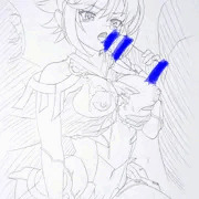 主人公を助ける為に自らの身体を差し出すロロちゃん。