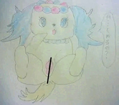アナログ過去絵１１　サフィー