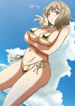 中須かすみ水着
