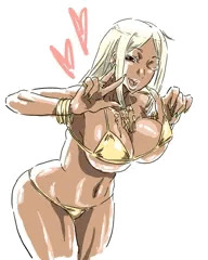 落書き黒ギャル