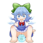 チルノと冷凍カエル