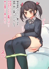 skeb依頼　おトイレ詰まらせシチュ