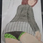 スカートの中のブルマ+盛大なはみパン普及計画絵その5