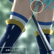 汗かきアクア様をローアングルで！