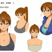 新作のヒロイン　表情集