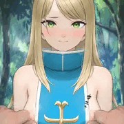 女僧侶、硬直魔法をかけられ乳首をコリコリされる