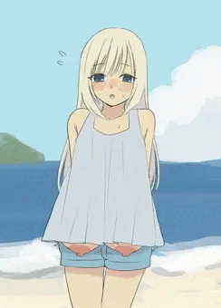 露出巨乳彼女