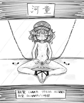 続・借金返済のために見世物にされるにとり