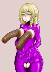 長くて太いお下品乳首お嬢様